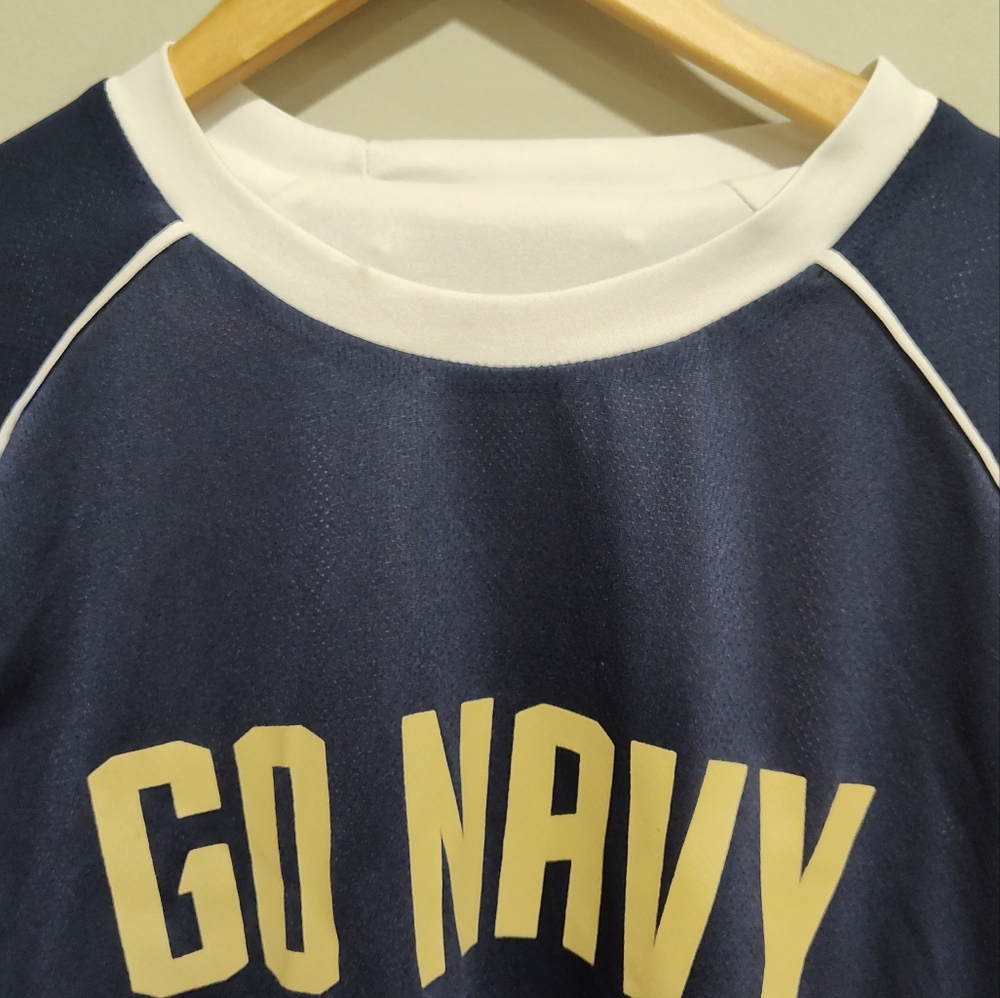 Go Navy/Beat Army Reversible Short Sleeve Jersey Shirt, Unisex, Size Small - Picture 3 of 8